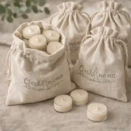 Arbatinės sojų vaško žvakutės