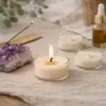 Arbatinės natūralaus sojų vaško žvakutės