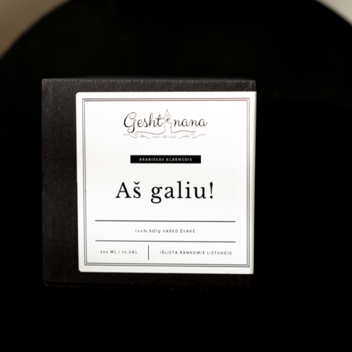 Sojų vaško žvakė aš galiu