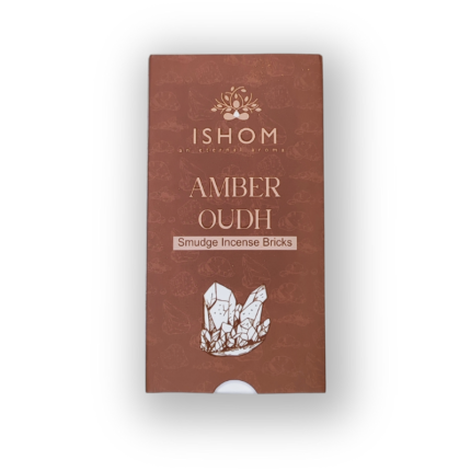 ISHOM smilkalų plytelės - Amber Oudh