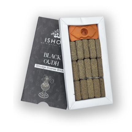 ISHOM smilkalų plytelės „Black Oudh”