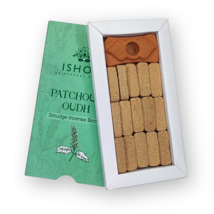 ISHOM smilkalų plytelės „Patchouli Oudh”
