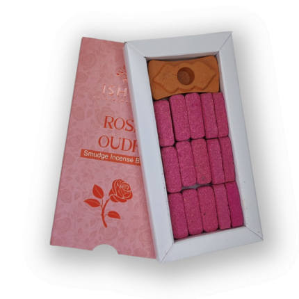 ISHOM smilkalų plytelės „Rose oudh”