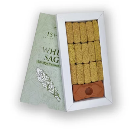 ISHOM smilkalų plytelės „White sage”
