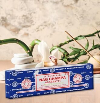 Satya smilkalai, kurių aromatas atspindi Nag Champa gėlę