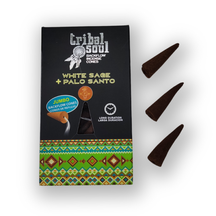 Tribal atbulinio srauto smilkalai white sage + palo santo