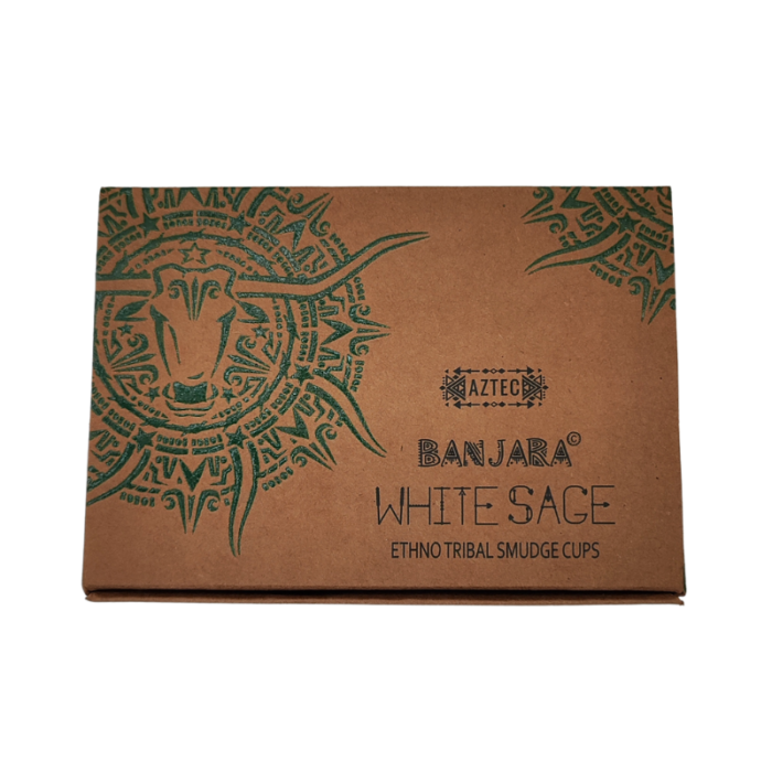 Banjara smilkalų dervos taurelės White Sage