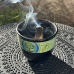 Keramikinė mažoji smilkalinė - Gyvybės Medis su Palo Santo