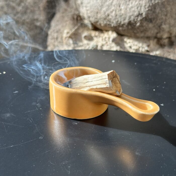 Palo Santo smilkalinė - Oranžinis Šaukštelis su Palo Santo
