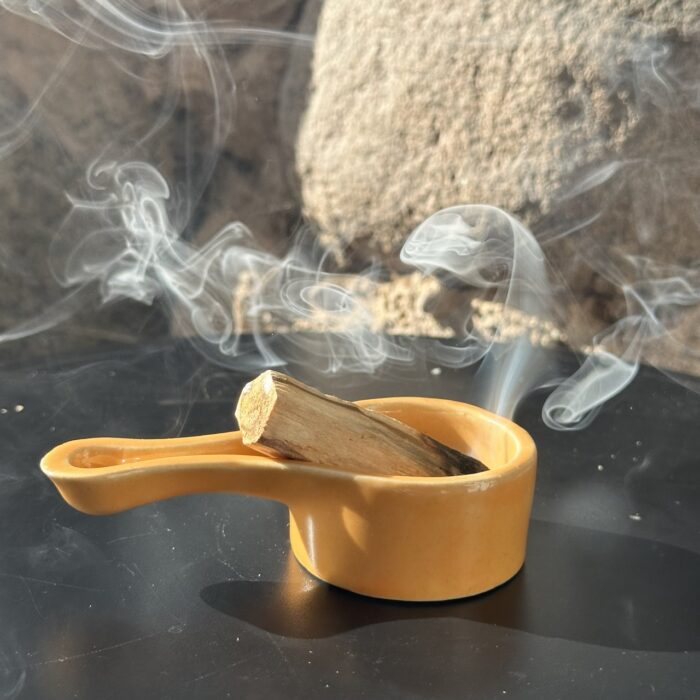 Palo Santo smilkalinė - Oranžinis Šaukštelis smilkstant