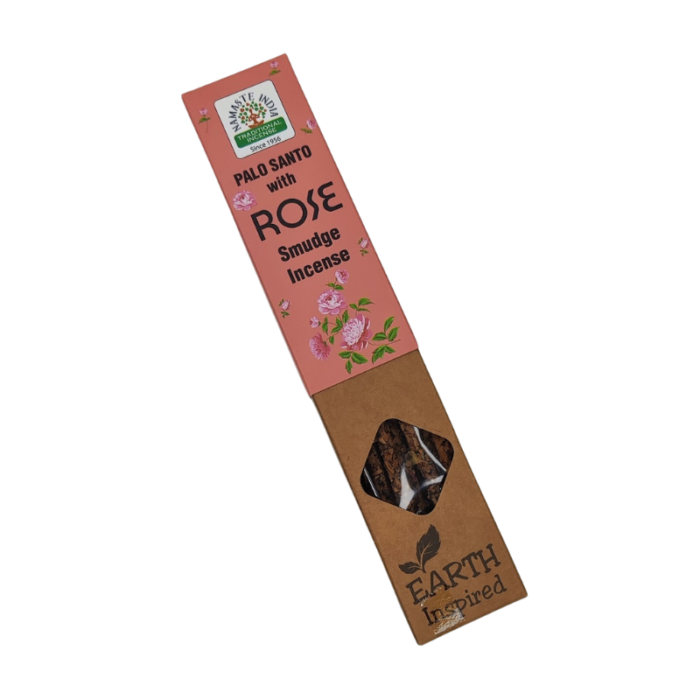 Namaste India Earth Palo Santo with Rose smilkalai