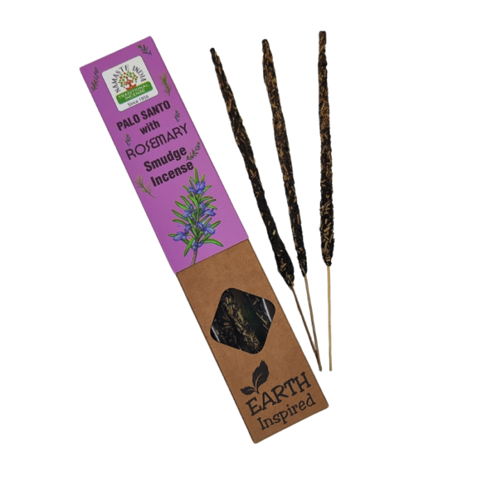 Namaste India Earth Palo Santo with Rosemary smilkalai