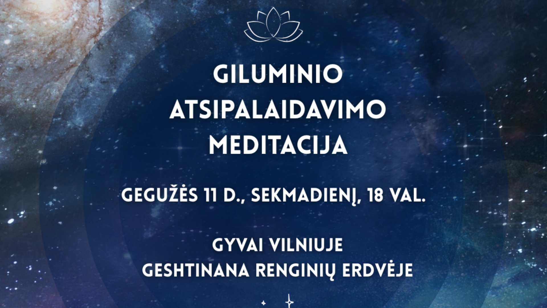 Giluminio atsipalaidavimo meditacija