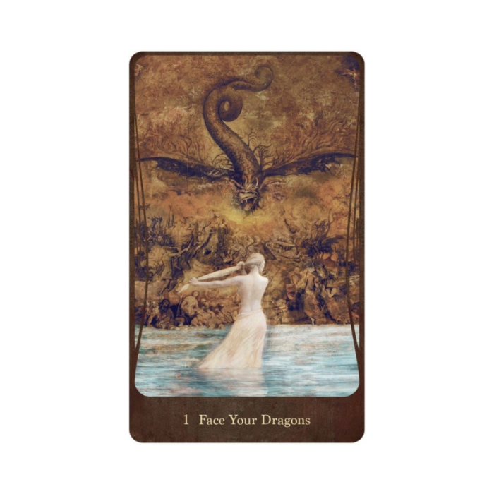 Divine Nature Oracle cards 1 Face your Dragons