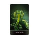 Afro Goddess Lenormand Orakulo kortos 7 The Snake