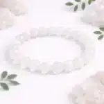 Balto agato apyrankė 8mm