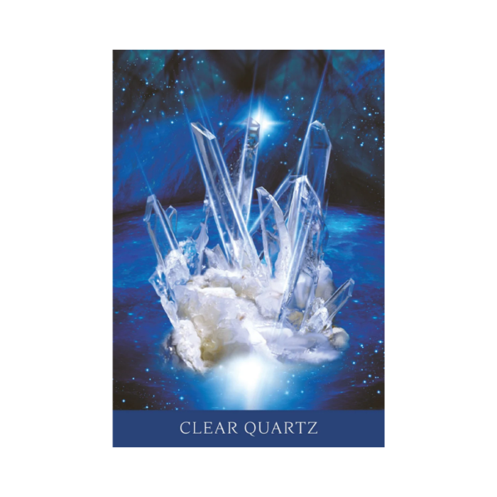 Blue Angel Crystal Second Edition Orakulo kortos clear quartz