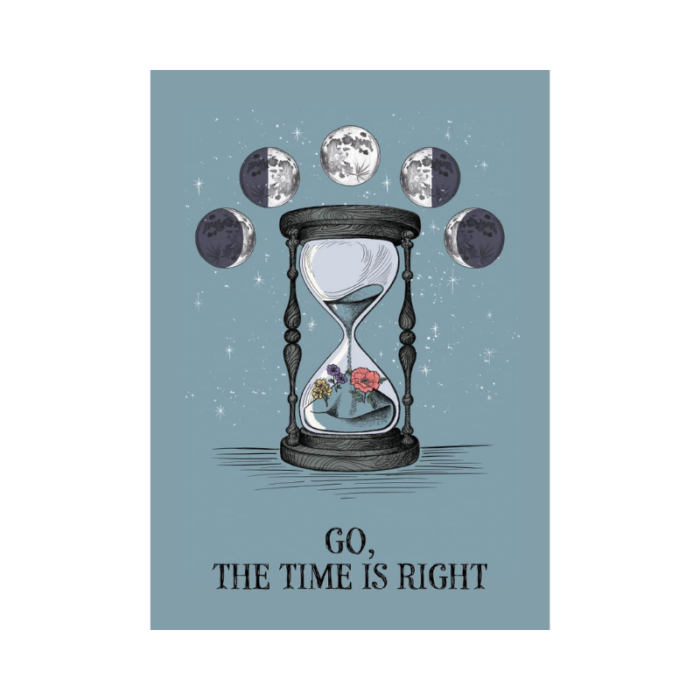 Crystal Ball Pocket Orakulo kortos go, the time is right