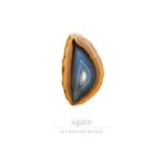 Daily Crystal Inspiration Orakulo kortos agate