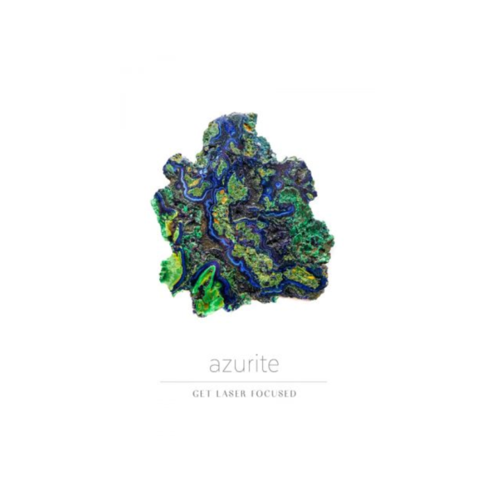 Daily Crystal Inspiration Orakulo kortos azurite