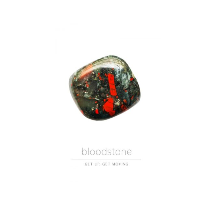 Daily Crystal Inspiration Orakulo kortos bloodstone
