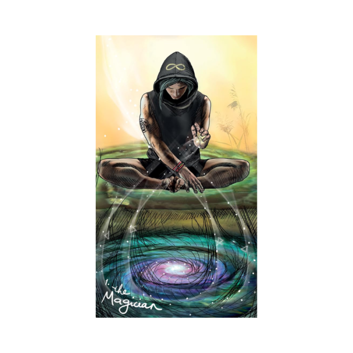 Light Seer's Pocket Taro kortos 1 the magician