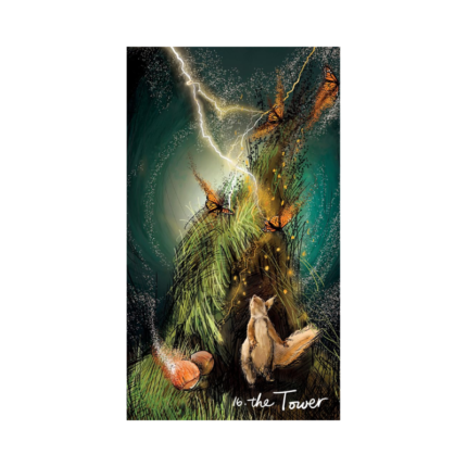 Light Seer's Pocket Taro kortos 16 the tower