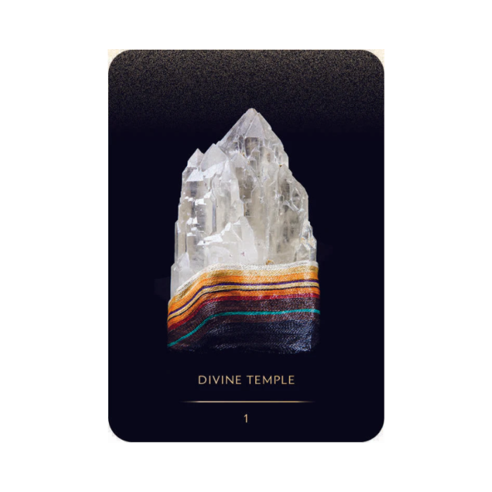 Master Teacher Crystal Orakulo kortos 1 divine temple