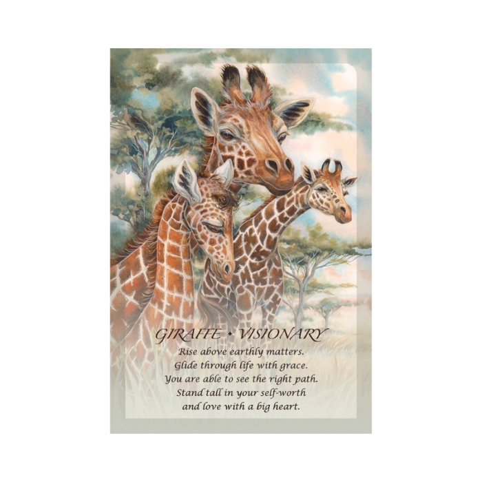 Spirit Of The Animals Orakulo kortos Giraffe Visionary