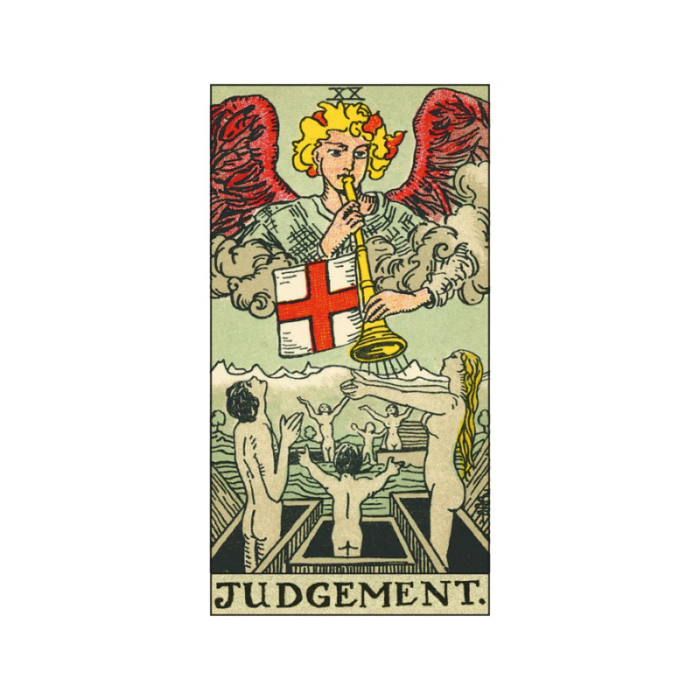 Tarot Original 1909 Taro kortos judgement