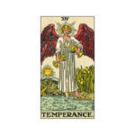 Tarot Original 1909 Taro kortos temperance