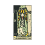 Tarot Original 1909 Taro kortos the high priestess