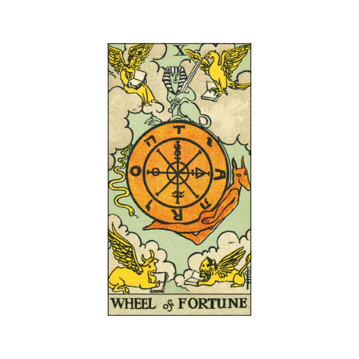 Tarot Original 1909 Taro kortos wheel and fortune