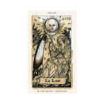The Medieval Feathers Taro kortos 18 the moon
