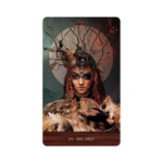 Wild Woman Rising Orakulo kortos 24 dig deep