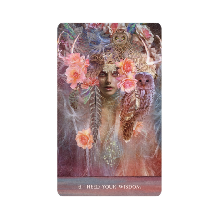 Wild Woman Rising Orakulo kortos 6 heed your wisdom