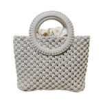 Macrame rankinė maia smėlio spalvos