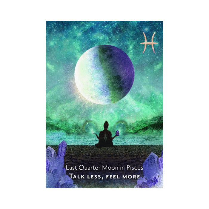 Moonology Manifestation Orakulo kortos talk less, feel more