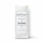 Pačiulio eterinio aliejaus dėžutė