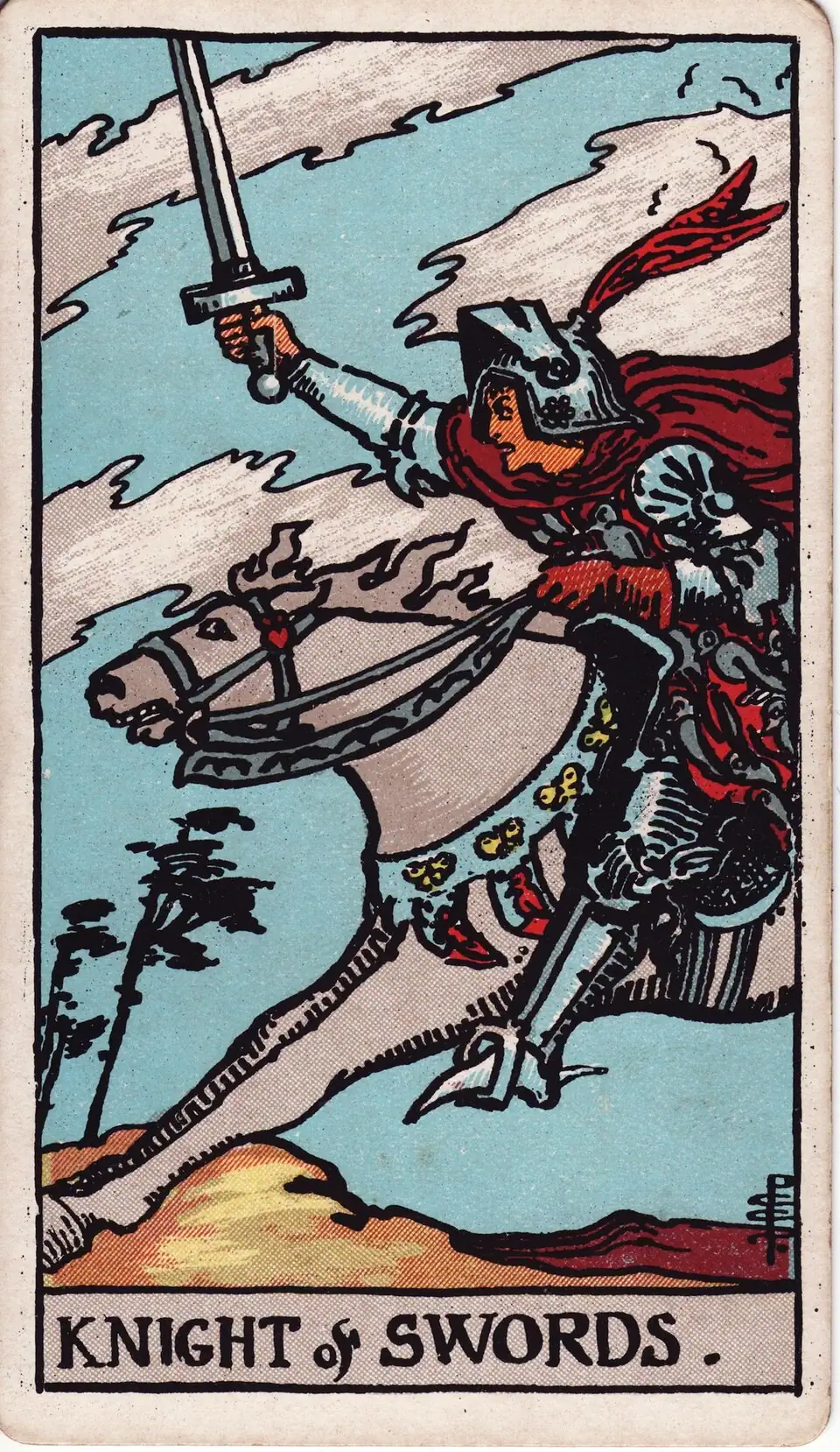 Kardų Riteris (Knight of Swords)
