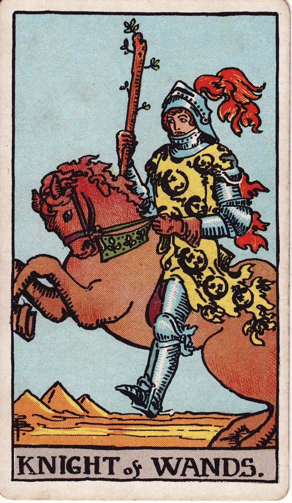 Lazdų Riteris (Knight of Wands)