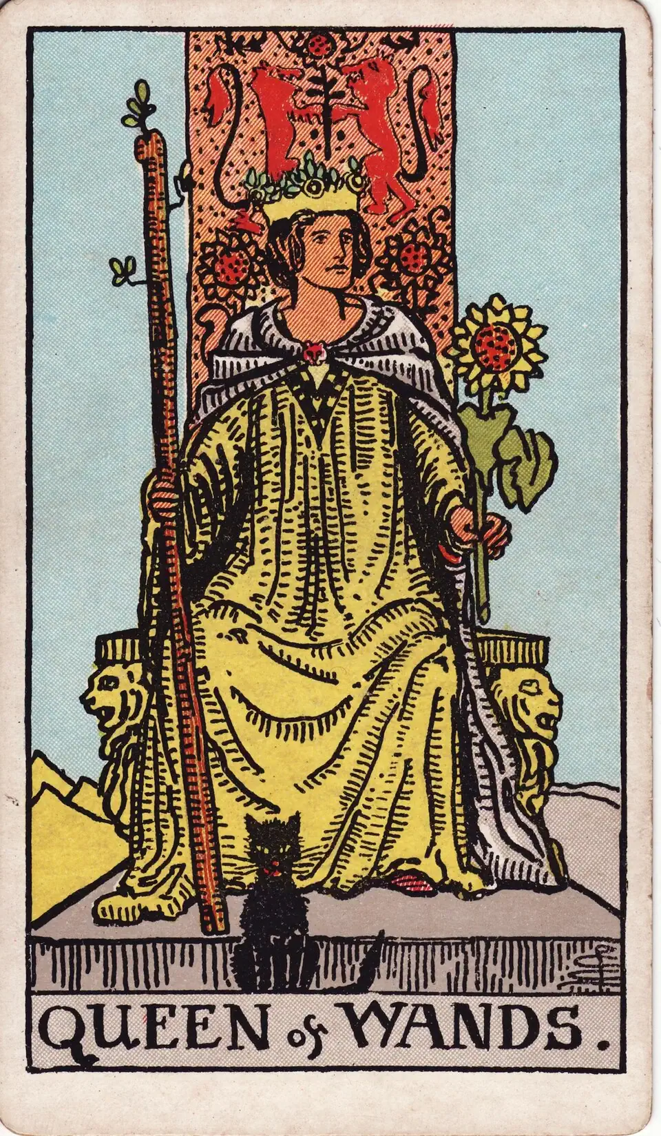 Lazdų Karalienė (Queen of Wands)