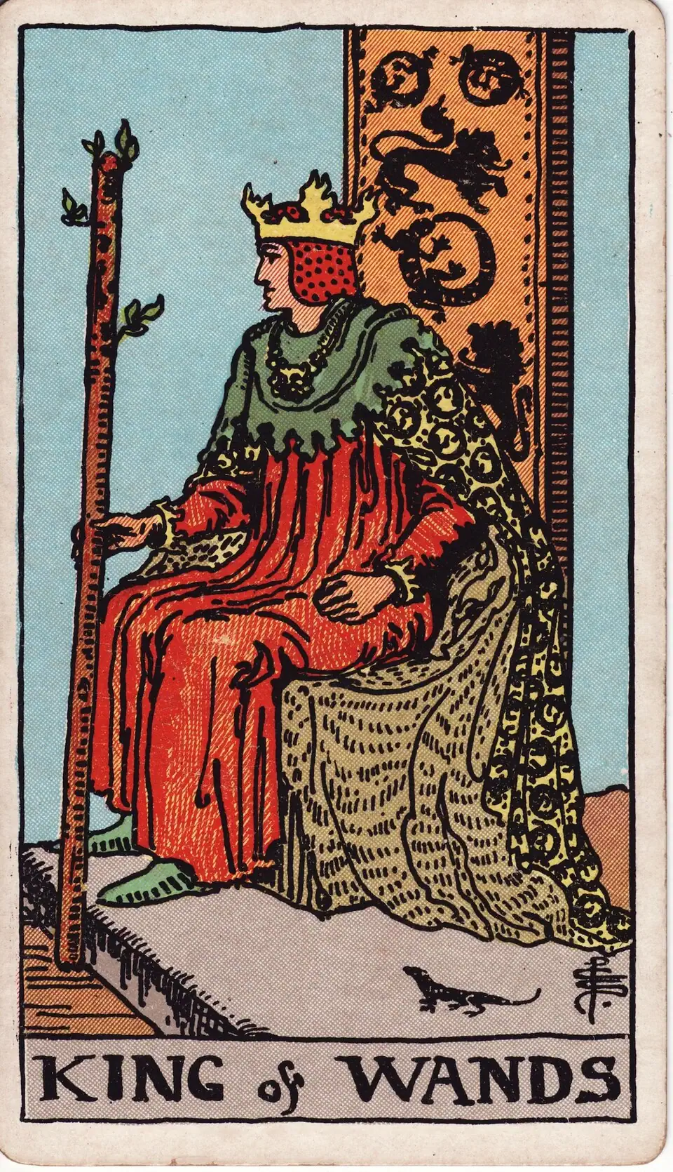 Lazdų Karalius (King of Wands)