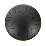Juodas liežuvėlių būgnas (tongue drum) 30cm