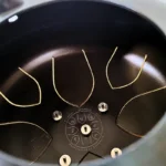 Liežuvėlių būgnas 22cm su Gyvybės medžiu