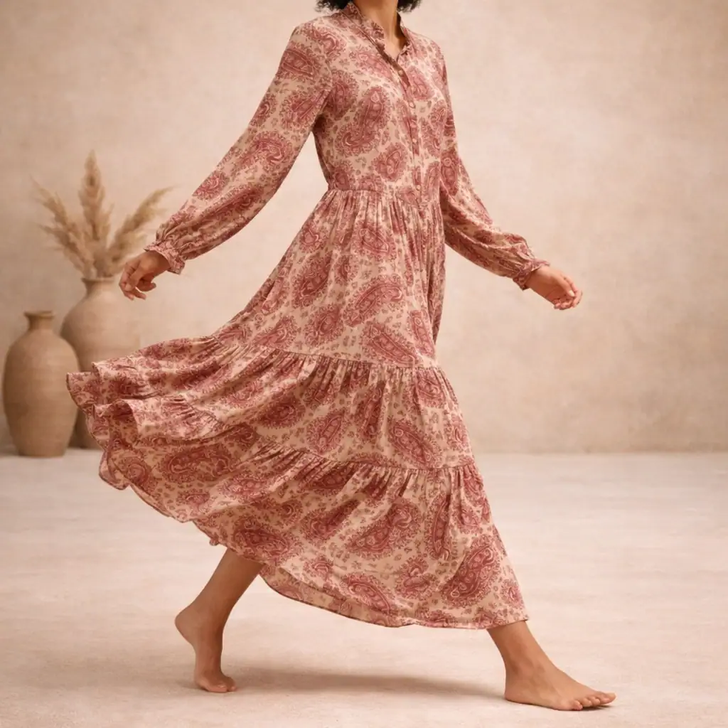 Suknelė 00004 Bohemiško stiliaus suknelė - Devina