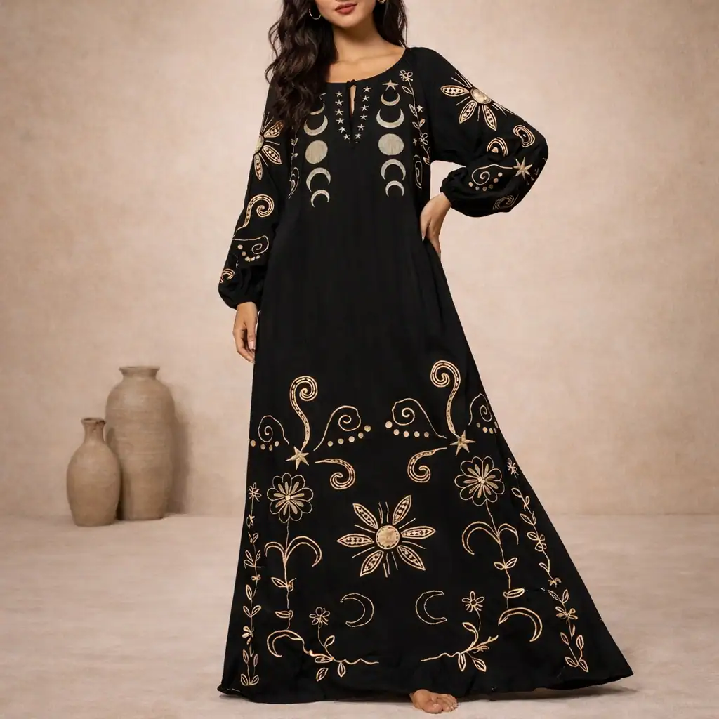 Suknelė 00005 Bohemiško stiliaus suknelė - Nayara