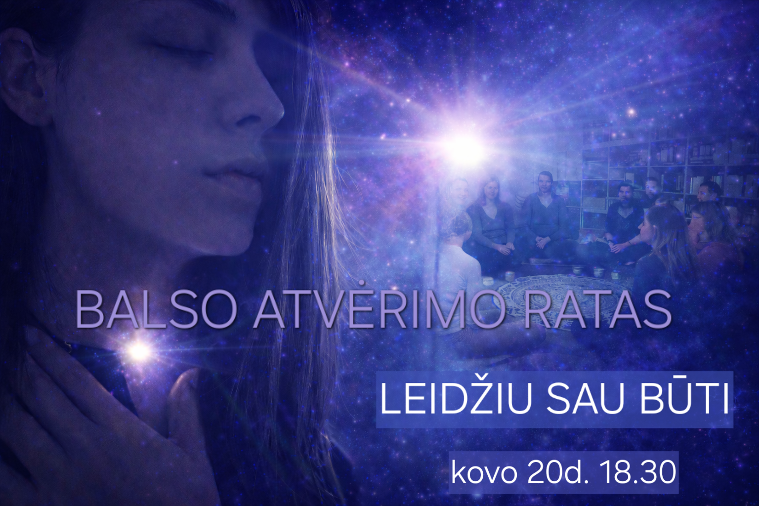 Balso atvėrimo praktika