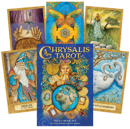 Chrysalis taro kortos ir knyga US Games Systems
