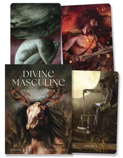 Divine Masculine Healing Oracle kortos Blue Angel